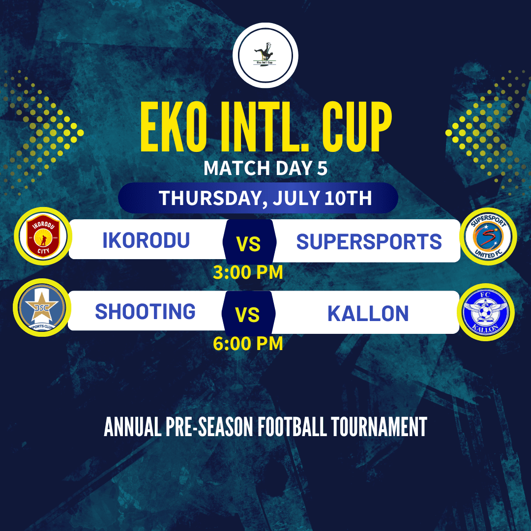 Ikorodu Vs. SuperSports | Shooting Vs. Kallon - Match Day 5 (EKO International Cup)'s extra image 1