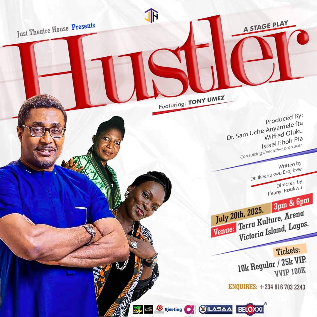 Hustler's banner
