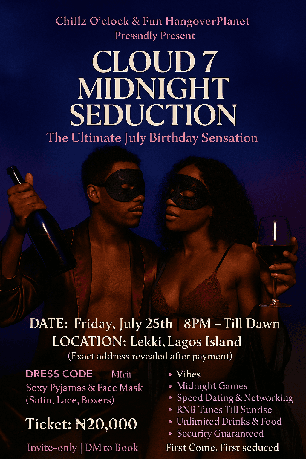 CLOUD 7 MIDNIGHT SEDUCTION's banner