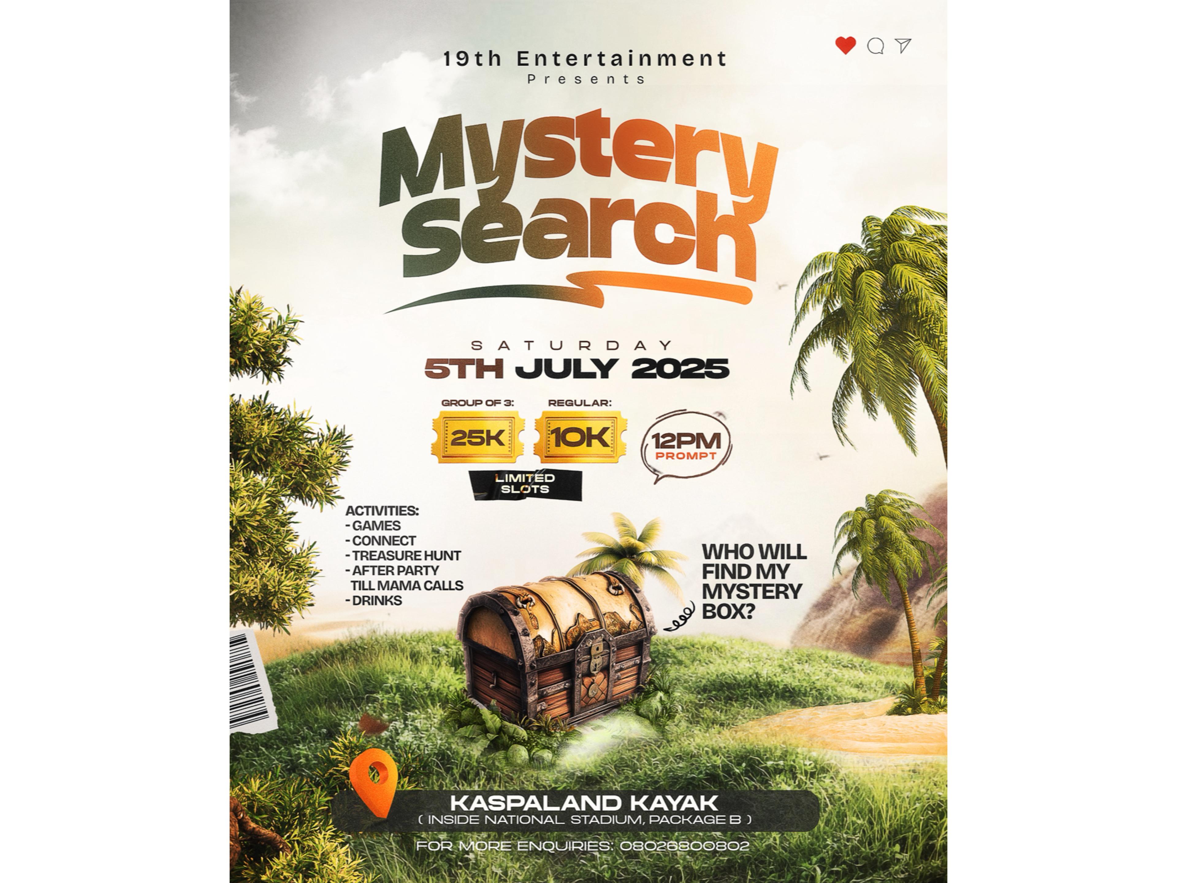 MYSTERY SEARCH's banner