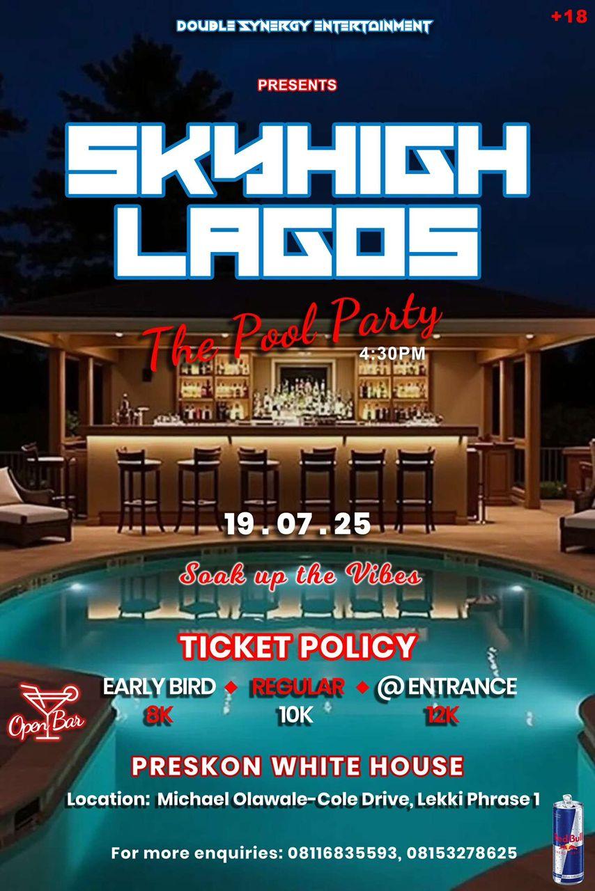 SKYHIGH LAGOS - The Pool Party's banner
