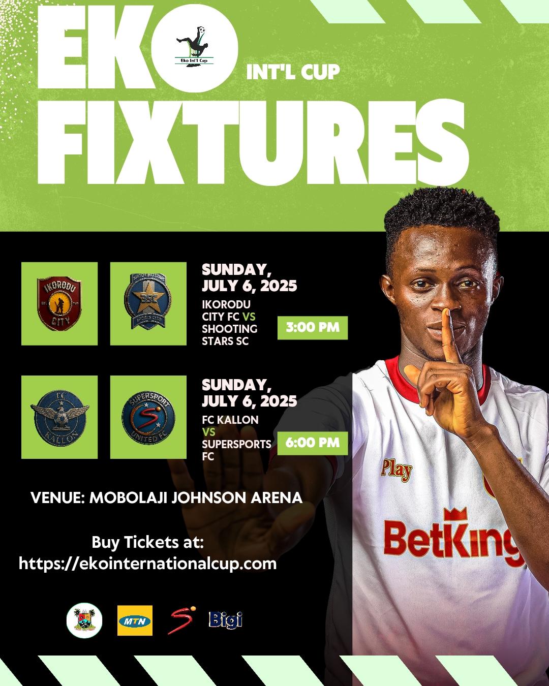 Ikorodu vs Shooting Stars | Kallon vs SuperSport - Match Day 1's banner