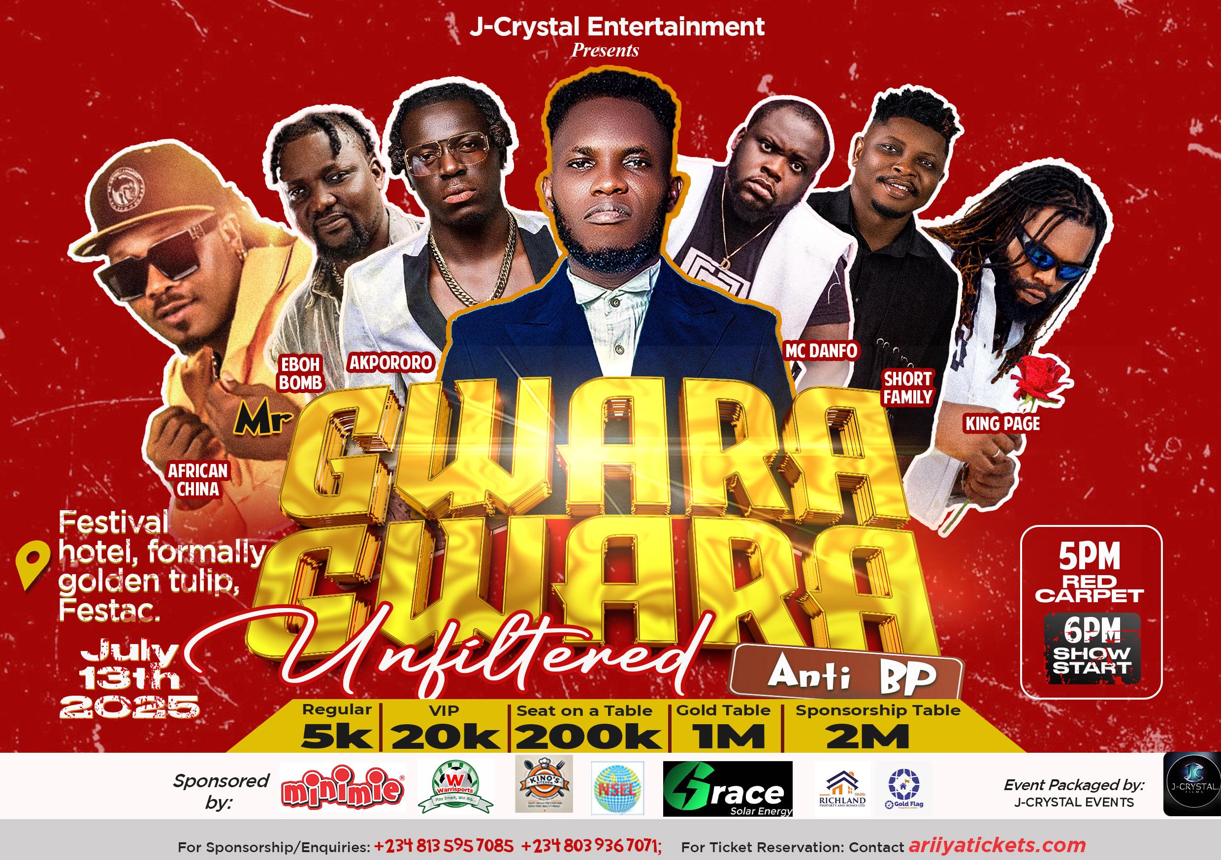 Mr Gwaragwara Unfiltered's banner