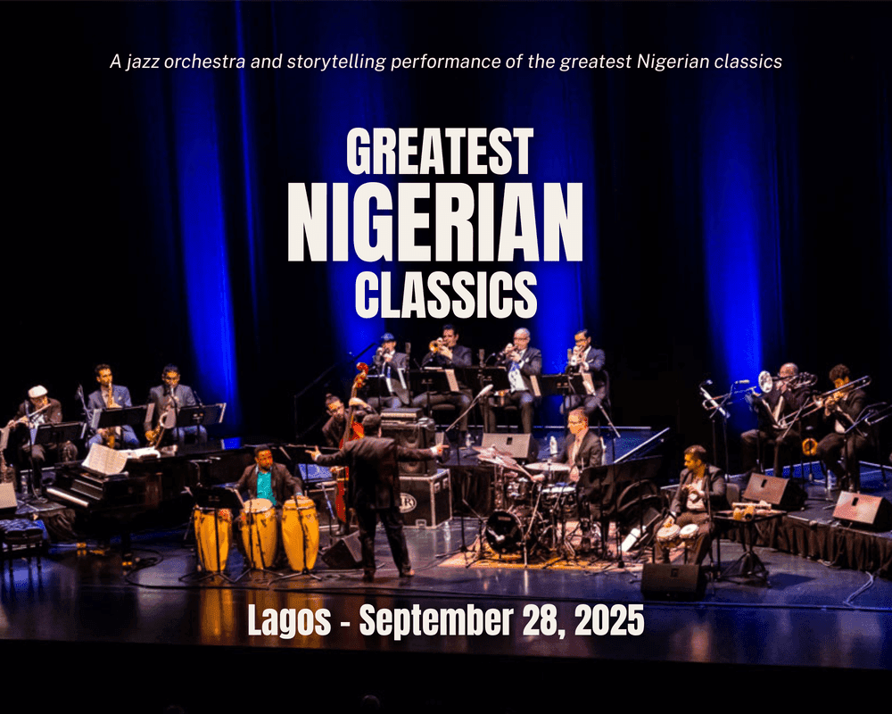 Greatest Nigerian Classics (Lagos): A Jazz Orchestra Experience.'s banner