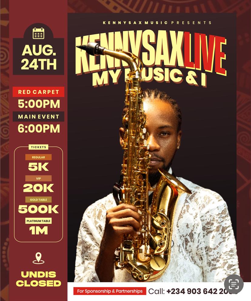 KENNYSAXLIVE - MY MUSIC & I's banner