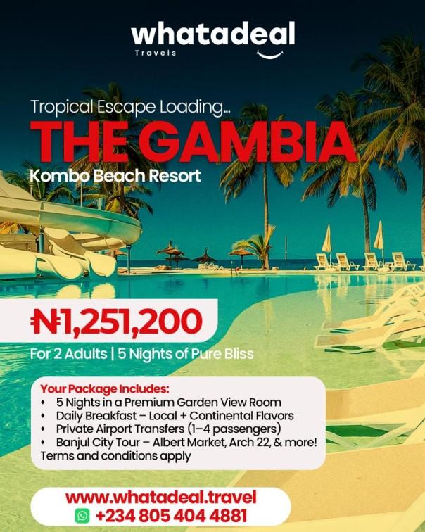5 Days In Gambia: Kombo Beach Resort Tour's banner