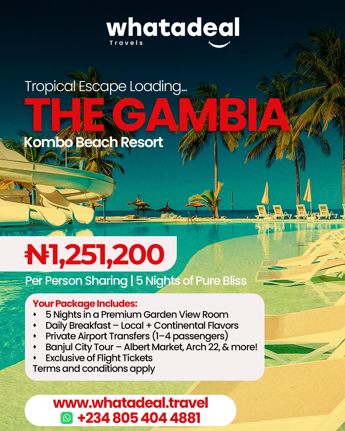 5 Days In Gambia: Kombo Beach Resort Tour's extra image 1