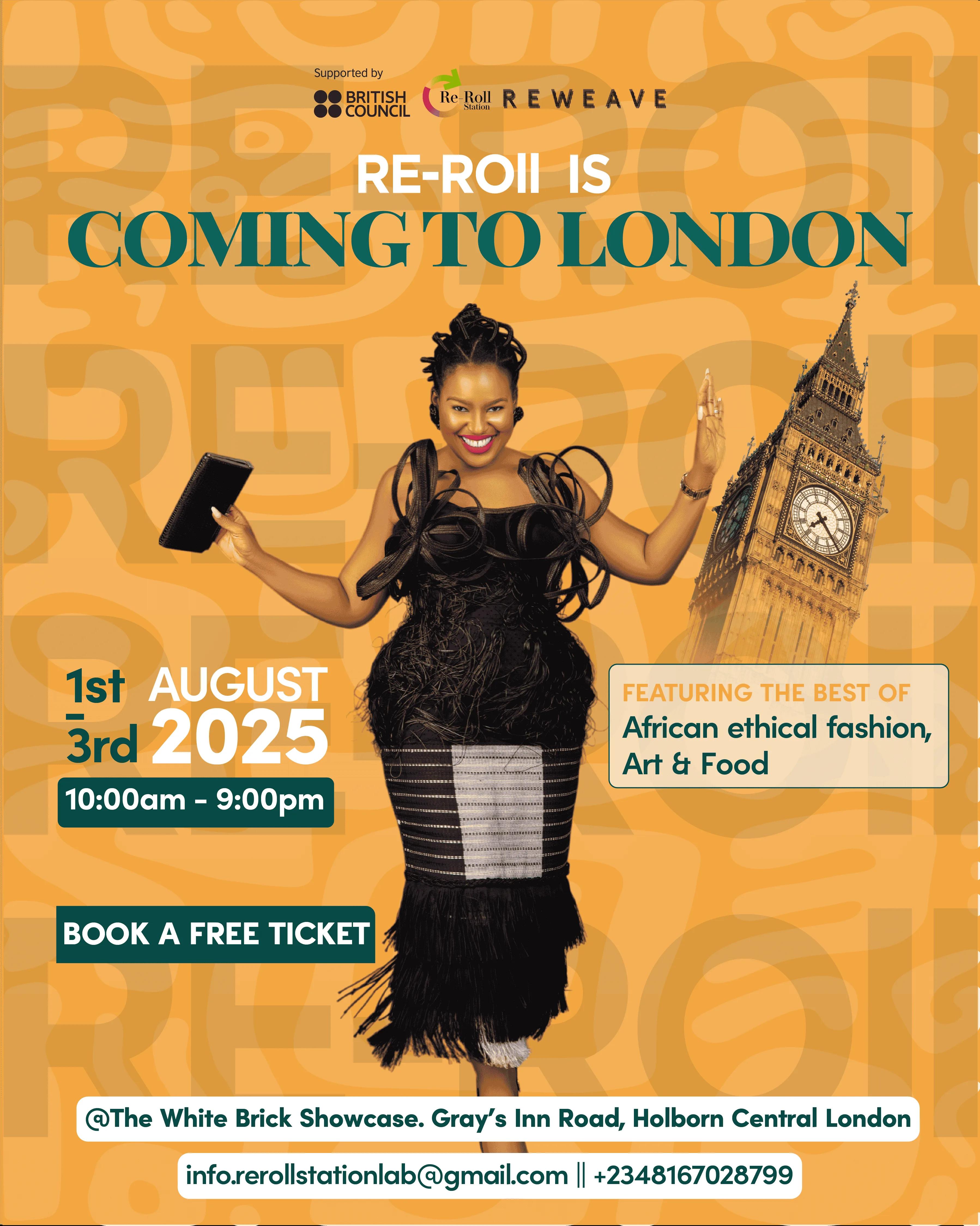 Reroll Showcase London 2025 - General Admission's poster