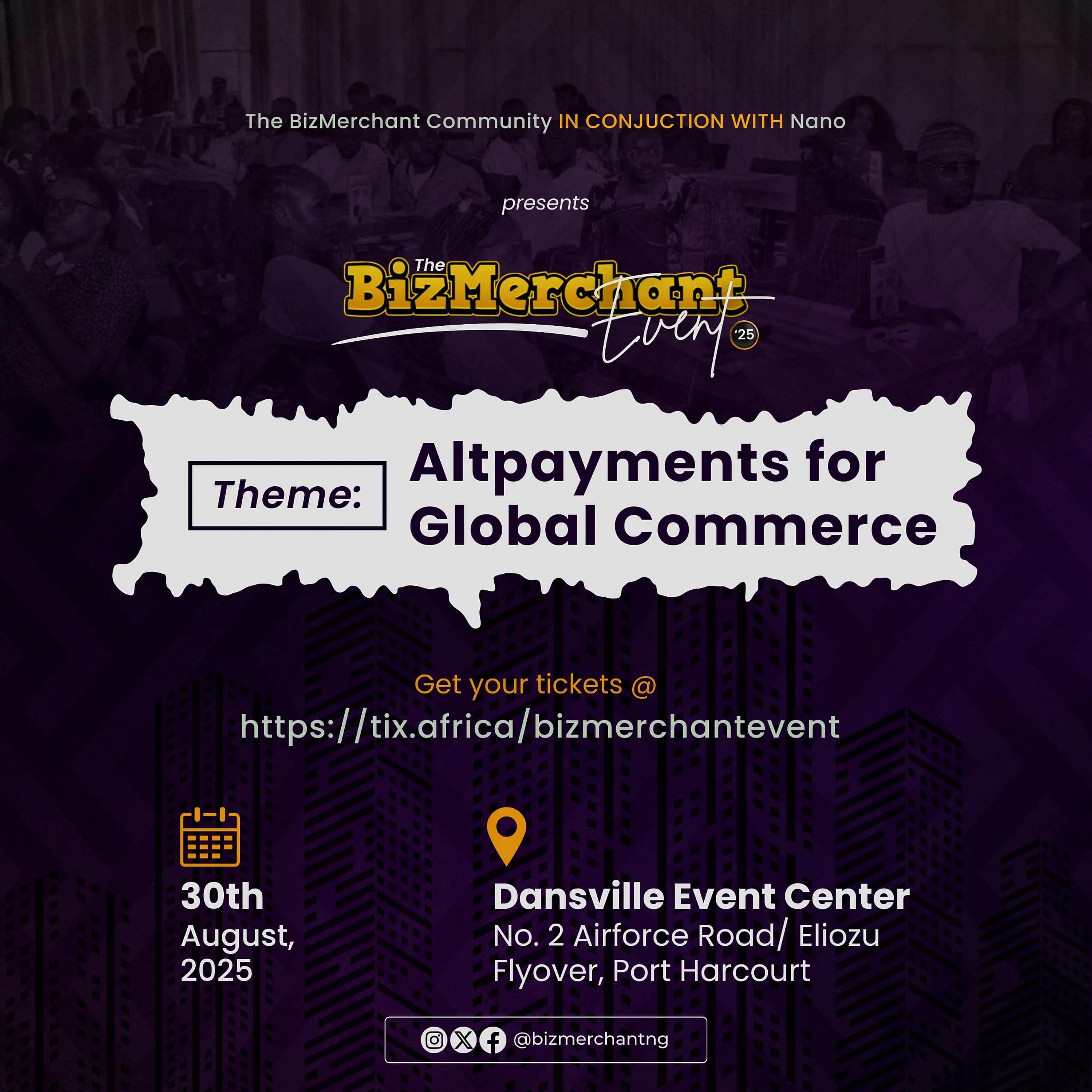 The BizMerchant Event-2025 Edition's banner
