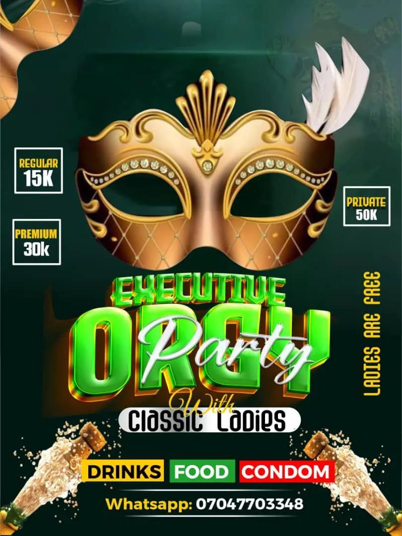 Orgy Mask House Party Girls Only's poster