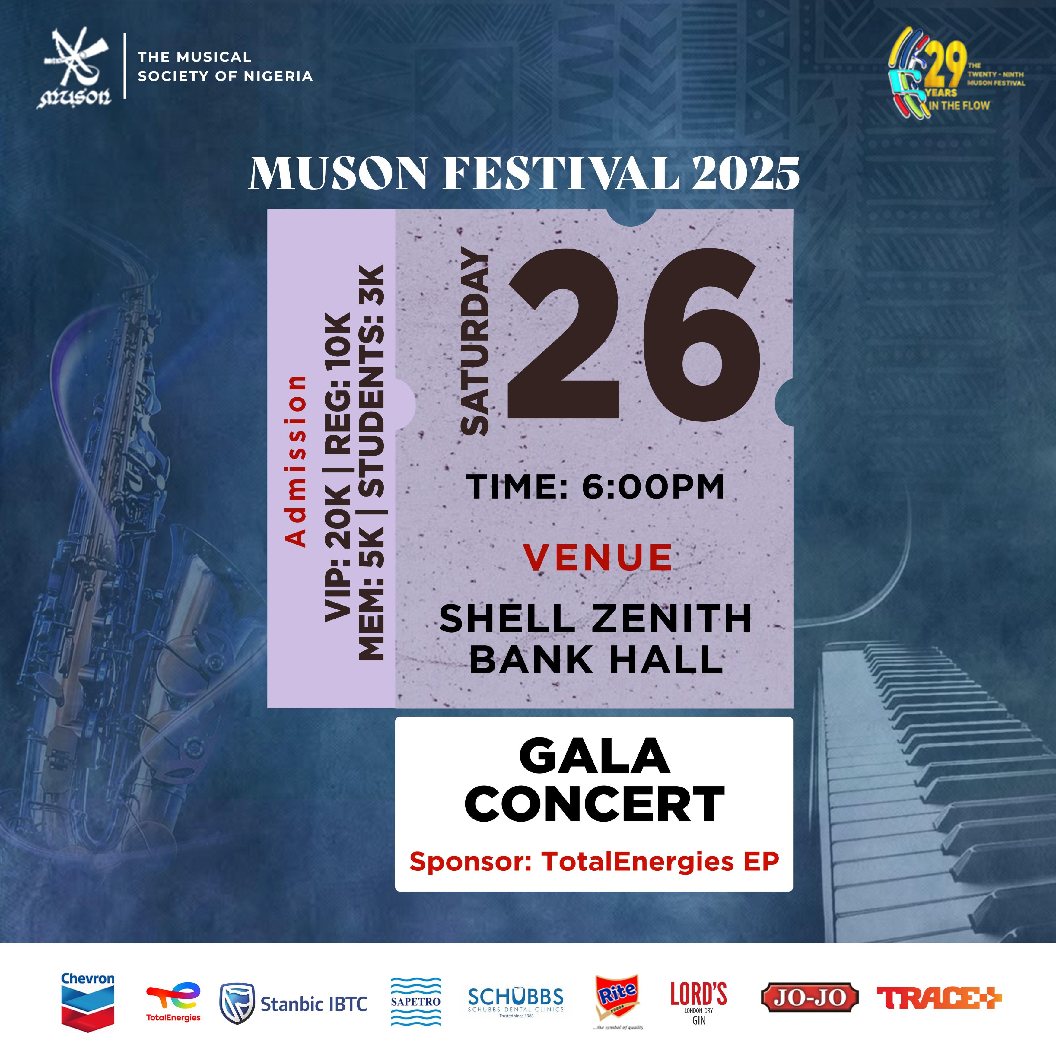 TOTAL E&P GALA CONCERT's banner