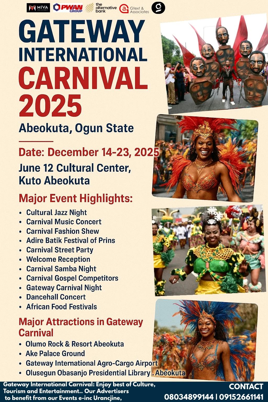 GATEWAY INTERNATIONAL CARNIVAL 2025's banner