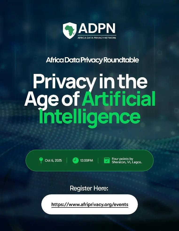 Africa Data Privacy Roundtable's poster