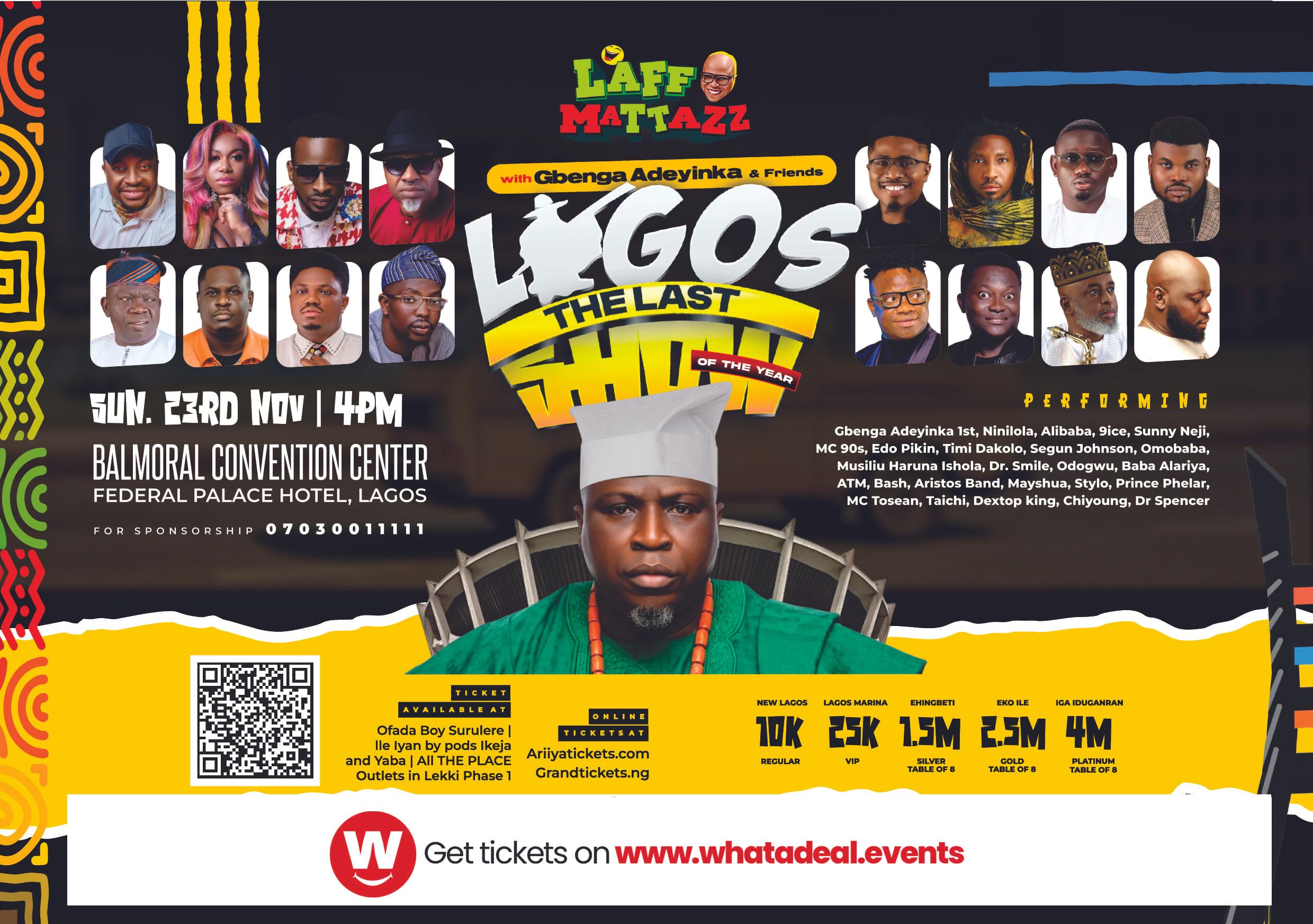 Laffmattazz with Gbenga Adeyinka and friends's poster