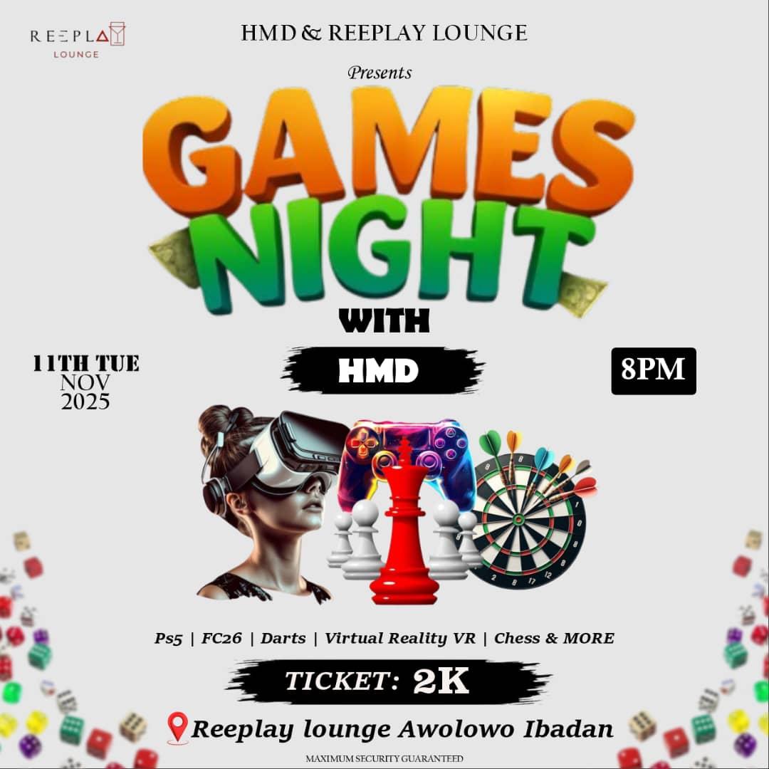 Games Night With HMD's banner