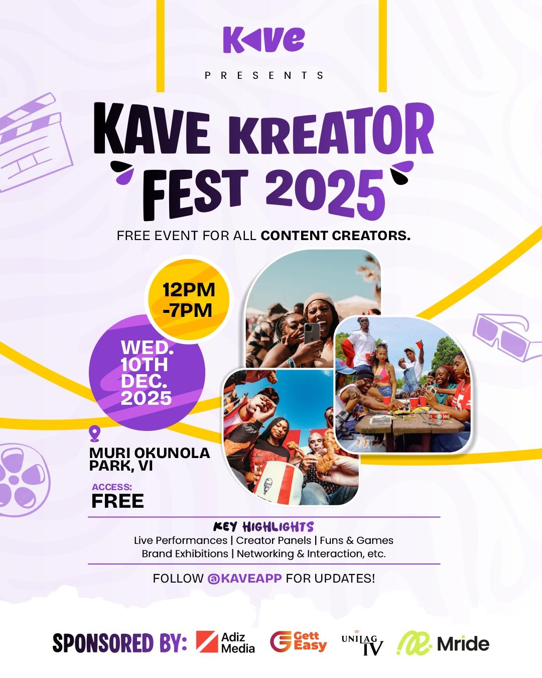 KAVE KREATOR FEST's banner